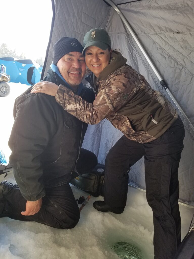 Tina & Husband fishing