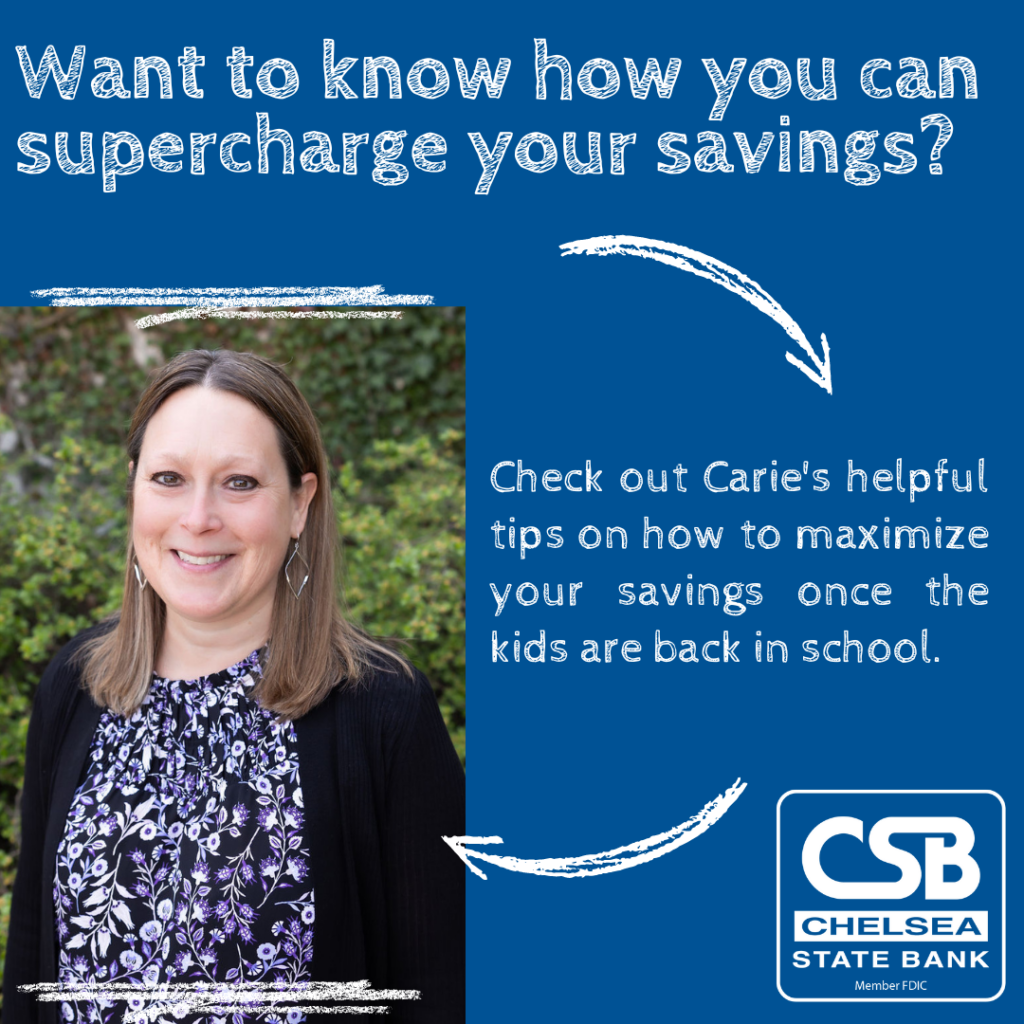 Supercharge your Savings with Carie T.