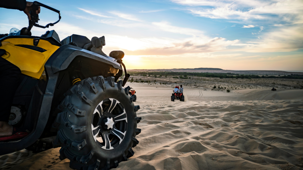 ATV in sand